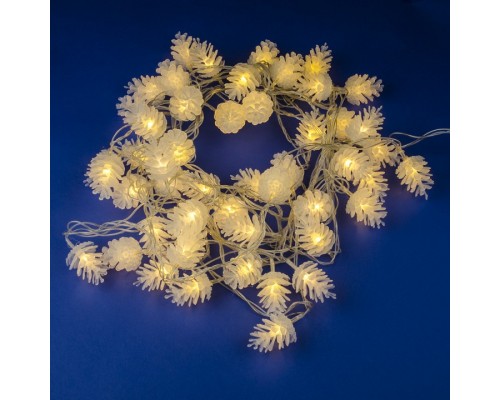 Гирлянда Супернить Uniel ULD-S0500 ULD-S0500-050/DTA WARM WHITE IP20 PINE CONES Гирлянда Супернить Uniel ULD-S0500 ULD-S0500-050/DTA WARM WHITE IP20 PINE CONES