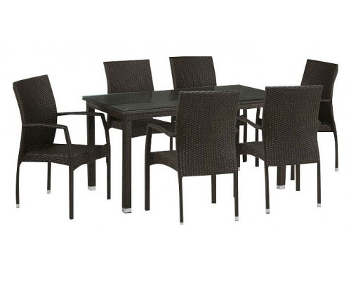Набор уличный T256A/Y379A-W53 Brown 6Pcs Набор уличный T256A/Y379A-W53 Brown 6Pcs