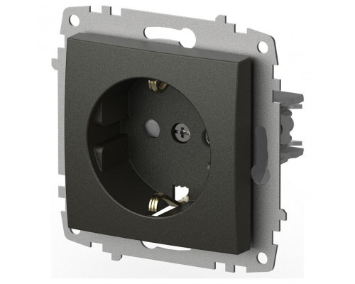 Розетка с заземлением и со шторкой, без рамки Elbi Eleсtriс Zena Vega 609-011100-243