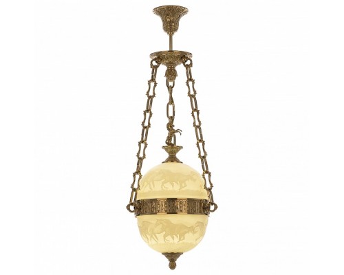 Подвесной светильник Bohemia Ivele Crystal 7100 71000P/20 G Horse FH1S