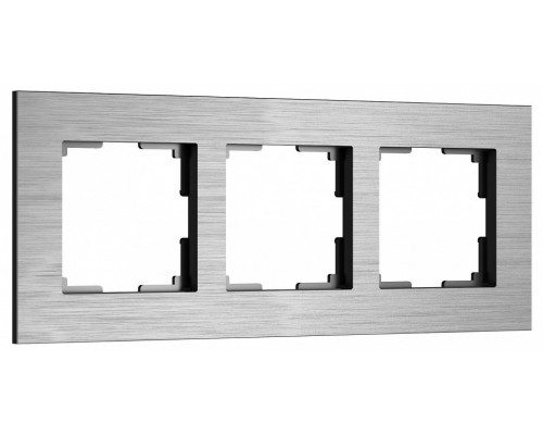 Рамка на 3 поста Werkel AluMax алюминий W0033506 Рамка на 3 поста Werkel AluMax алюминий W0033506