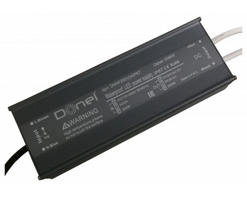 Блок питания Donel DN8HF DNHF200V24IP67 Блок питания Donel DN8HF DNHF200V24IP67