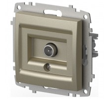 ТВ-розетка проходная без рамки Elbi Eleсtriс Zena Vega 609-011400-272