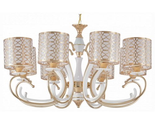 Подвесная люстра Arte Milano Florentia-1237 301237/8 Wh/Gd