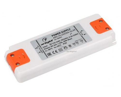 Блок питания Arlight ARV-HL24030A-Slim 025741 Блок питания Arlight ARV-HL24030A-Slim 025741