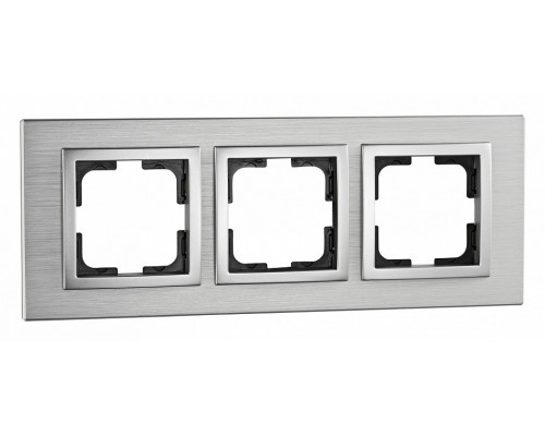 Рамка на 3 поста Mono Electric Style Aluminium 107-800000-162 Рамка на 3 поста Mono Electric Style Aluminium 107-800000-162