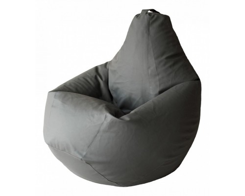 Кресло-мешок Серая ЭкоКожа 3XL 150*110 см Кресло-мешок Серая ЭкоКожа 3XL 150*110 см