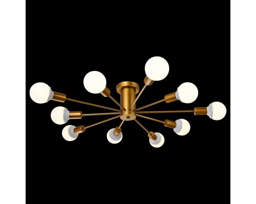 Потолочная люстра Natali Kovaltseva Loft LOFT 79014/10С GOLD Потолочная люстра Natali Kovaltseva Loft LOFT 79014/10С GOLD