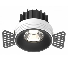 Встраиваемый светильник Maytoni Technical Round DL058-12W4K-TRS-B