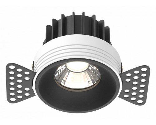 Встраиваемый светильник Maytoni Technical Round DL058-12W4K-TRS-B