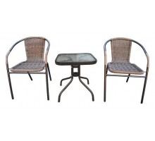 Набор уличный TLH-037A/055S-45x45 Cappuccino 2Pcs