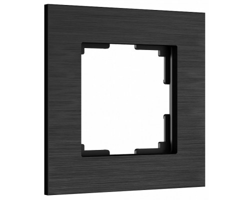 Рамка на 1 пост Werkel AluMax черный алюминий W0013508