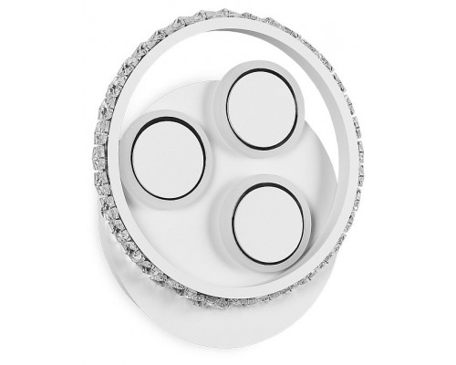 Накладной светильник Ambrella Ice 2 FA268 SWH белый песок LED 4200K 18W 240*210*50