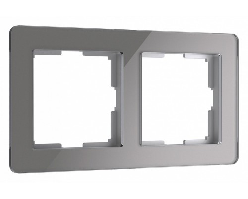 Рамка на 2 поста Werkel Acrylic (графит) W0022704