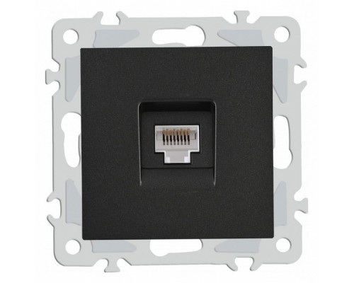 Розетка Ethernet RJ-45 без рамки Arte Milano am-206 206.45-1.black