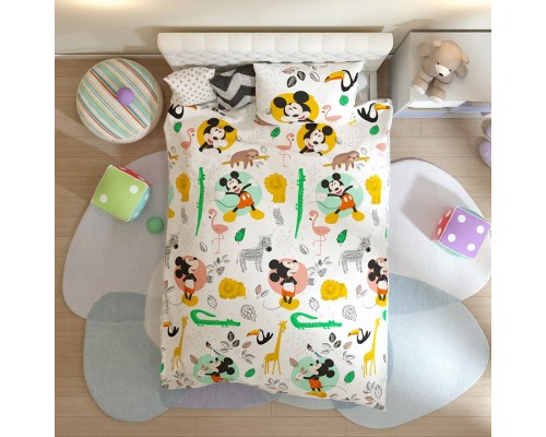 Постельное белье полутораспальное Funny Mickey Постельное белье полутораспальное Funny Mickey