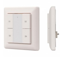 Панель-диммера клавишная накладная Arlight Intelligent DALI-223-1G-4SC-IN (BUS, только сцены)