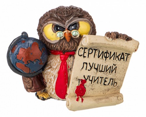 Статуэтка (8x4.5x6 см) Совята итри 537-399 Статуэтка (8x4.5x6 см) Совята итри 537-399