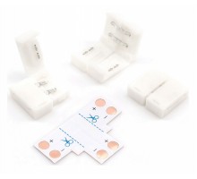 Соединитель лент Т-образный жесткий Apeyron Electrics  09-07