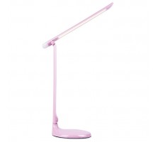 Настольная лампа офисная Ambrella DE550 DE551 PI розовый LED 3000-6400K 8W