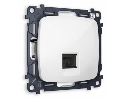 Розетка двойная Ethernet RJ-45 без рамки Ambrella Volt MO MO112010 Розетка двойная Ethernet RJ-45 без рамки Ambrella Volt MO MO112010