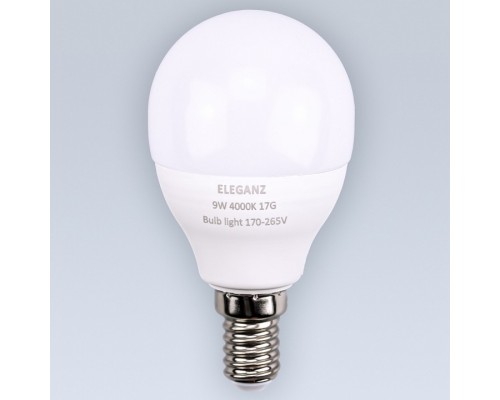 Лампа светодиодная Eleganz  E14 9Вт 4500K EL-0082