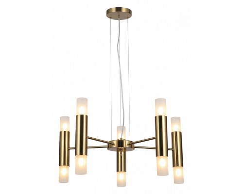Подвесная люстра ILLUMICO BRASS IL0314-10P-79 BRASS