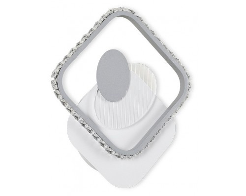 Накладной светильник Ambrella Ice 1 FA266 WH/GR белый/серый LED 3000K+6400K 16W 310*270*50