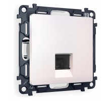 Розетка телефонная RJ-11 со штрокой, без рамки Ambrella Volt Quant MA212030