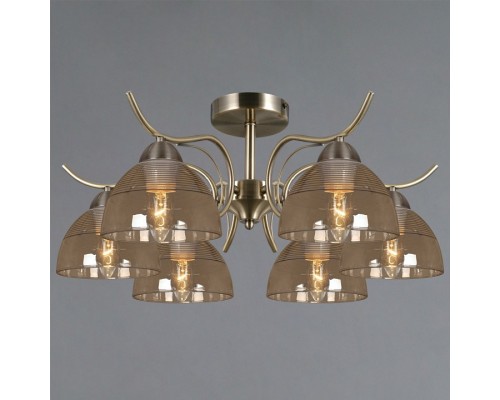 Люстра на штанге ILLUMICO AREZZO IL0733-6CSQ-25 AB AREZZO Люстра на штанге ILLUMICO AREZZO IL0733-6CSQ-25 AB AREZZO