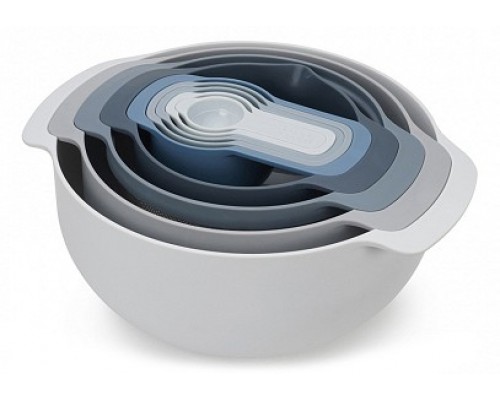 Набор из 9 мерных емкостей (28.5x28.5x14.5 см) Nest 9 Plus Sky 40101