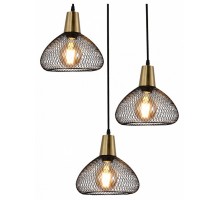 Подвесная люстра  03204-3.9-03 BK+COPPER