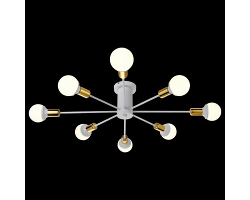 Потолочная люстра Natali Kovaltseva Loft LOFT 75140/8C WHITE GOLD Потолочная люстра Natali Kovaltseva Loft LOFT 75140/8C WHITE GOLD