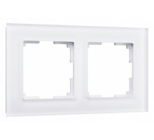 Рамка на 2 поста Werkel Favorit (белый матовый, стекло) W0021105 Favorit (белый матовый, стекло)