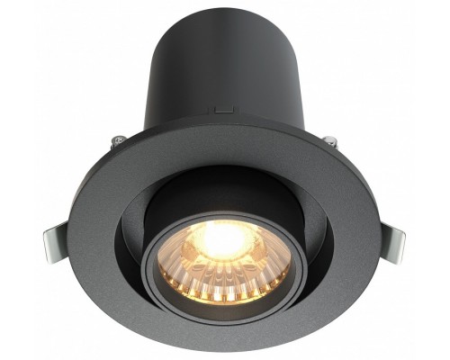 Встраиваемый светильник на штанге Maytoni Technical Hidden DL045-01-10W3K-B