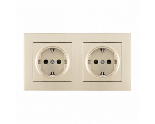 Розетка с заземлением и со шторкой Arte Milano SET06-2 SET06-2-40-1x2 shampan Розетка с заземлением и со шторкой Arte Milano SET06-2 SET06-2-40-1x2 shampan