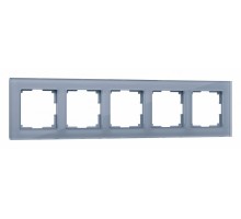 Рамка на 5 постов Werkel Favorit (серый) W0051115