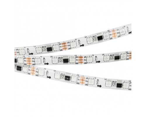 Лента светодиодная Arlight SPI-5000SE-5060-60 12V Cx3 RGB (10mm, 14.4W/m, IP65) 026366(1) Лента светодиодная Arlight SPI-5000SE-5060-60 12V Cx3 RGB (10mm, 14.4W/m, IP65) 026366(1)
