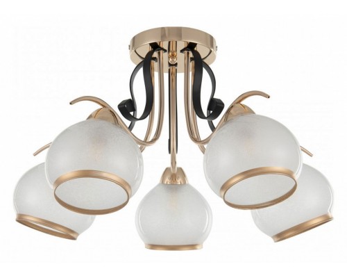 Потолочная люстра Arte Milano AMALFI-323306 323306/5 FG+BK Потолочная люстра Arte Milano AMALFI-323306 323306/5 FG+BK