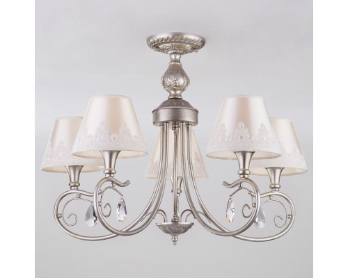 Люстра на штанге Eurosvet Incanto 60069/5 серебро