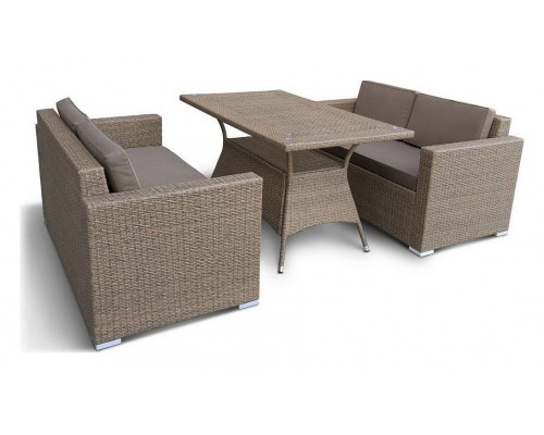 Набор уличный Лион T198B/S52B-W56 Light brown Набор уличный Лион T198B/S52B-W56 Light brown