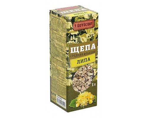 Щепа для копчения (1 л) Boyscout Липа 61415 Щепа для копчения (1 л) Boyscout Липа 61415