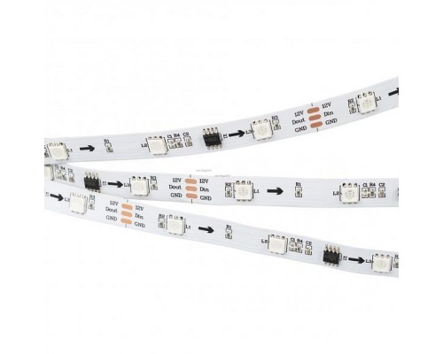 Лента светодиодная Arlight SPI-5000-5060-30 12V Cx3 RGB (10mm, 7.2W/m, IP20) 026368(1) Лента светодиодная Arlight SPI-5000-5060-30 12V Cx3 RGB (10mm, 7.2W/m, IP20) 026368(1)