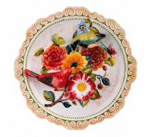 Блюдо декоративное (32х6 см) Птички 59-610
