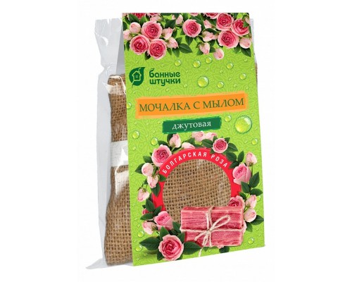 Мочалка (10x4x16 см) Роза 33086 Мочалка (10x4x16 см) Роза 33086