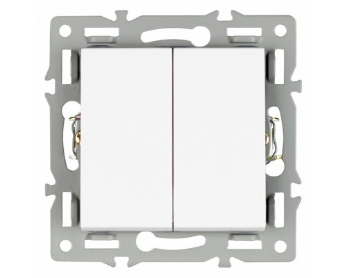 Выключатель двухклавишный без рамки Arlight SWT 043724