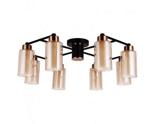 Потолочная люстра Arte Lamp Leo A7027PL-8BK Потолочная люстра Arte Lamp Leo A7027PL-8BK