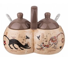 Банка для пищевых продуктов (17x13 см) Парижские Коты 358-1735