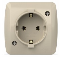 Розетка с заземлением Elbi Eleсtriс Alsu 7 504-010300-217