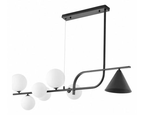 Светильник на штанге LUMINA DECO AMADEO LDP 7036-7 BK+WT